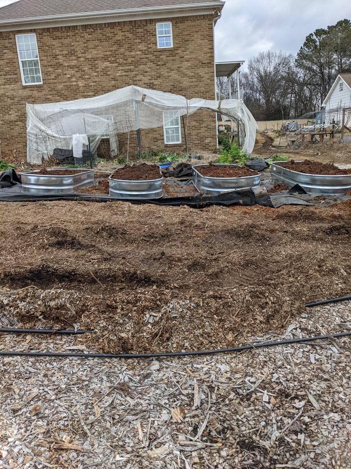 Raised beds for Arches