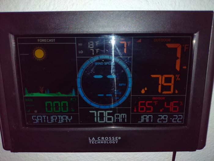 Morning temps