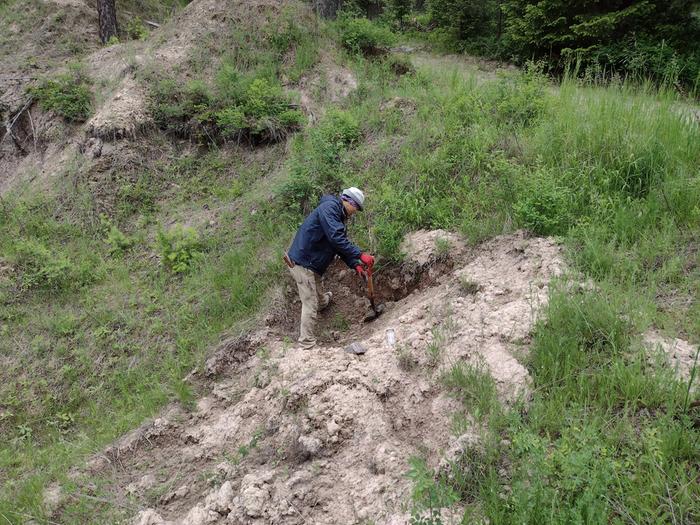 Getting soil samples