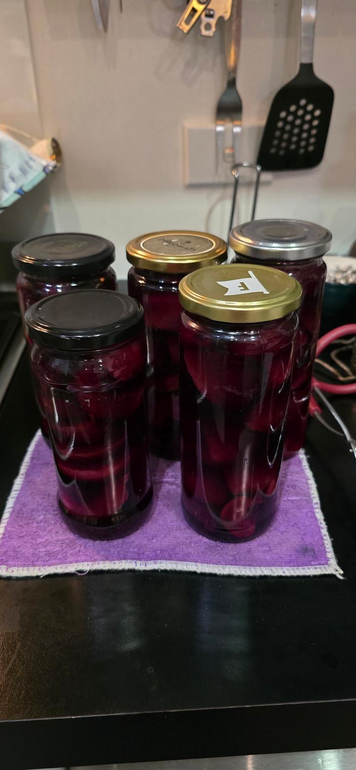 Bottled black boy peaches