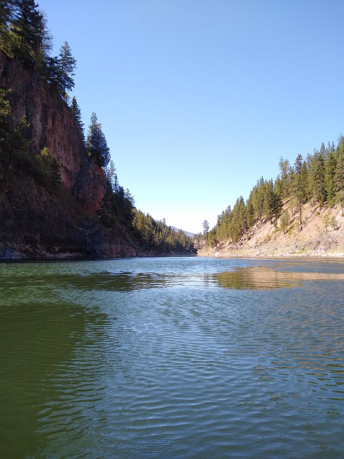 Checking a new section of the great Clark Fork