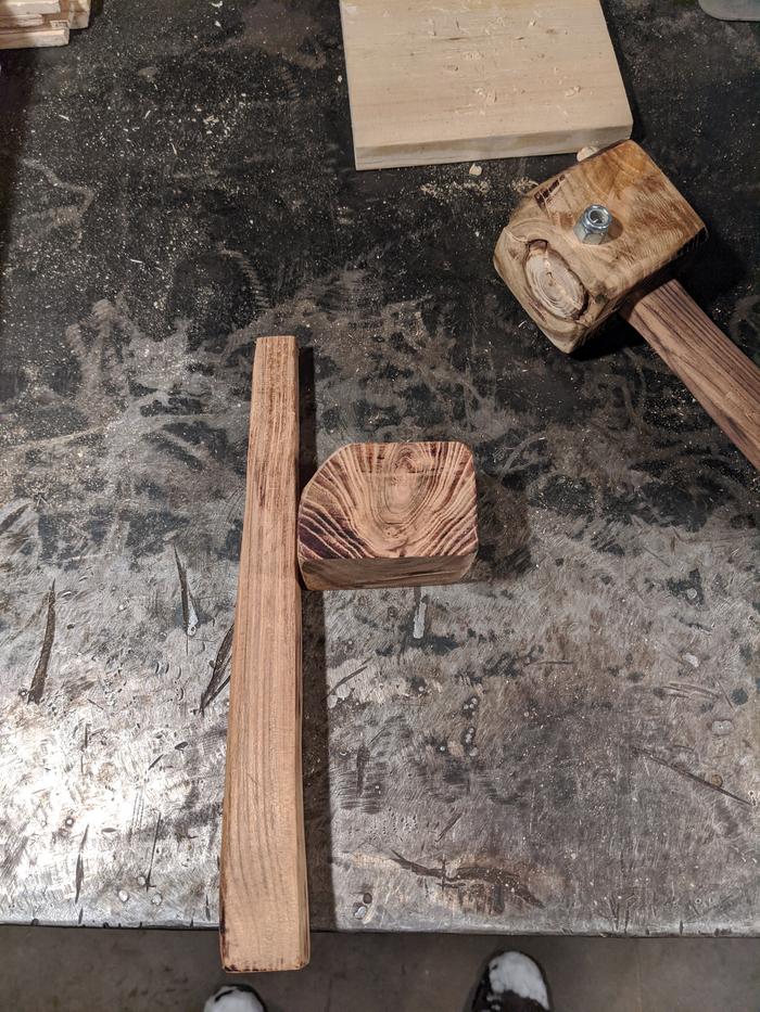 second mallet build from black locust. 