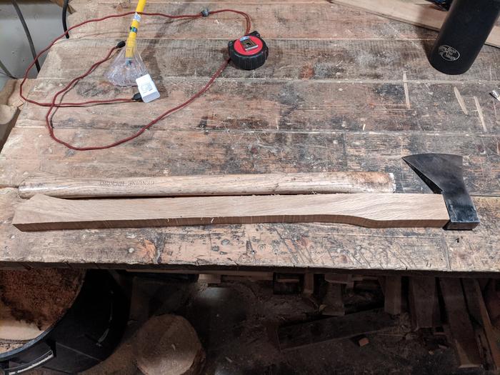 So I asked my live oak salvage partner to send a plank over. Thanks Pop! 