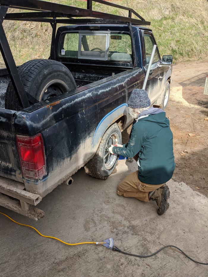 Time to swap snow tires and slap the all seasons back on. New SEPPER Katherine here joining the boots and turning a wrench. 