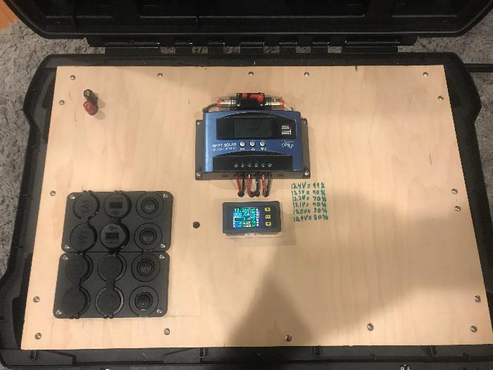 DROK battery monitor turned on