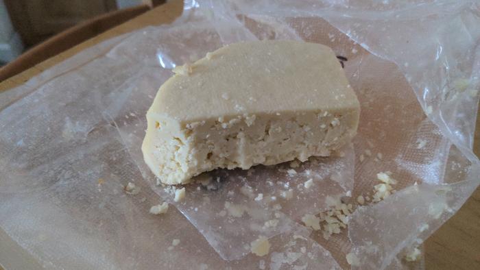 Queso colby! I actually helped make this cheese back in summer at the '22 PTJ! Neat to get to taste it, and crumble it into... quesadillas!