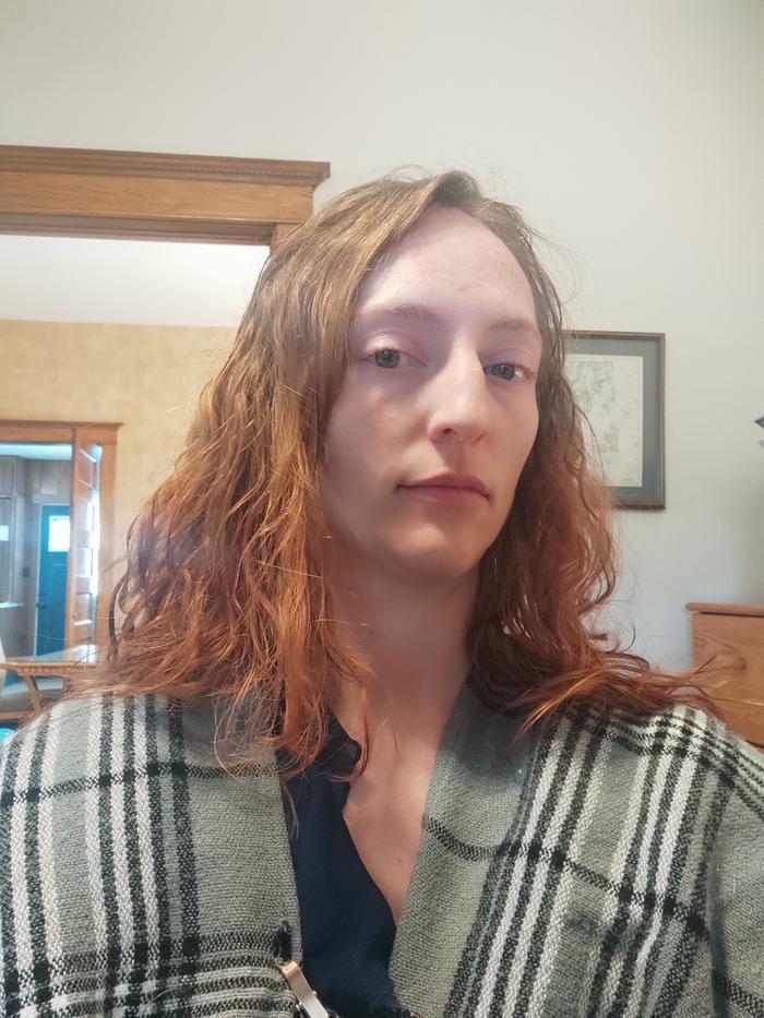 She used a lot of non friendly products in my hair but yeah, this is what it looked like