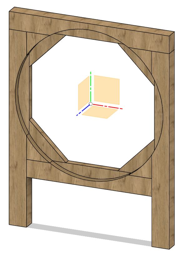 Round Door Frame