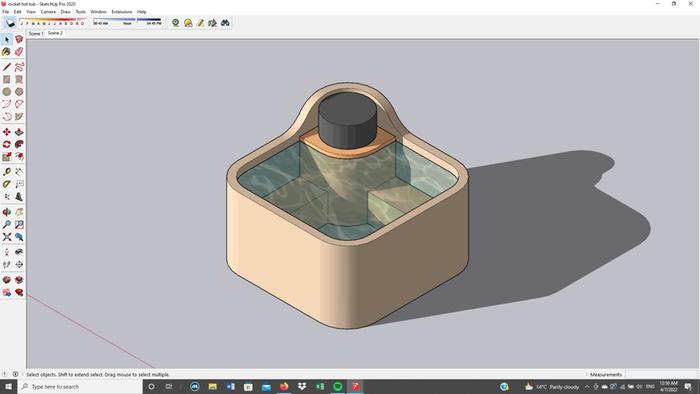 rocket-stove-hot-tub-sketch-up-front-view