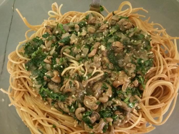 Used a clam recipe to prepare garden snails