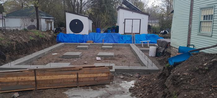 concrete footings 