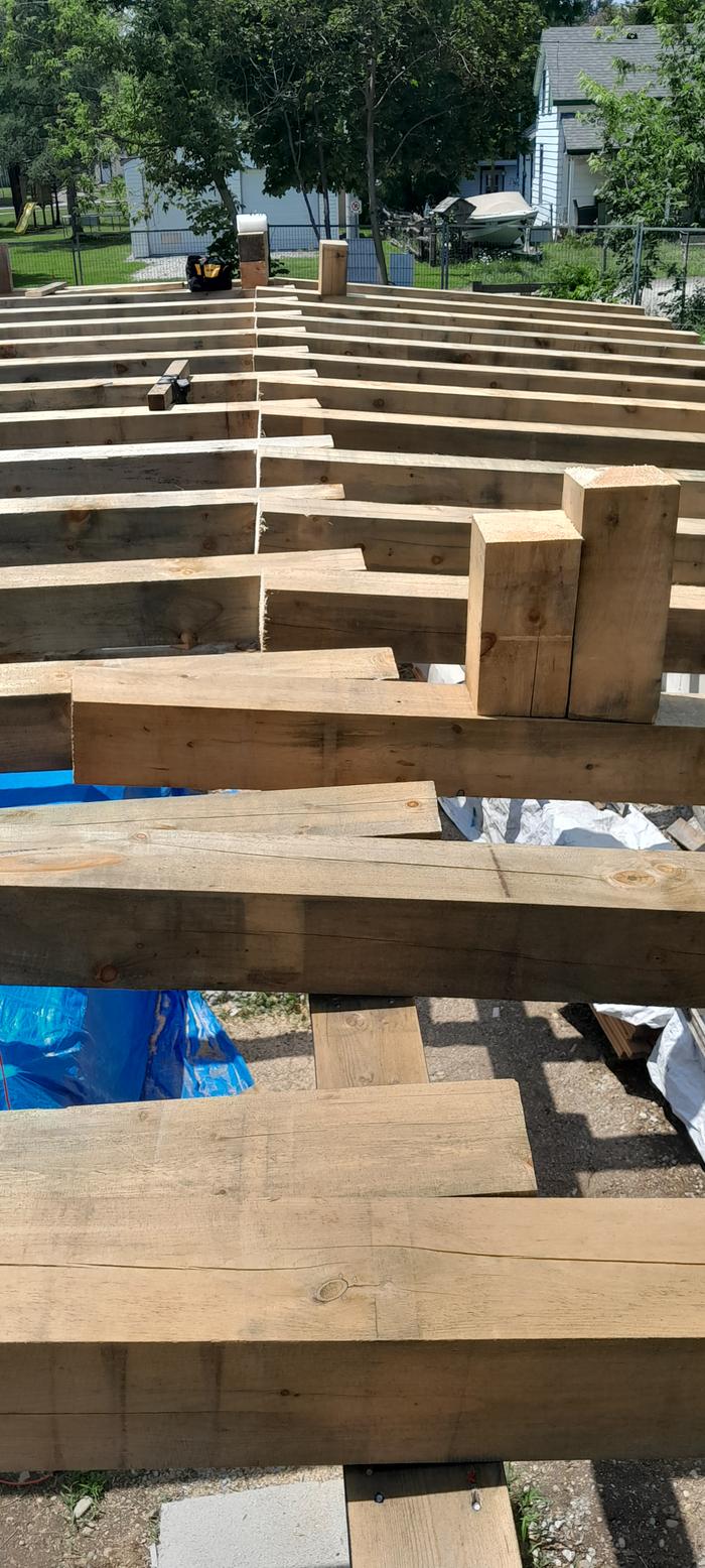 beams trimmed