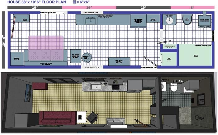 floor plan and view