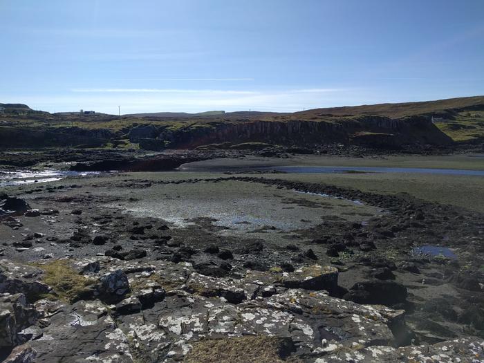 Sea dam - Stone fish trap at Glendale Isle of Skye