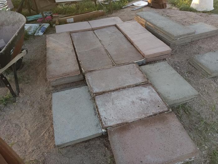 custom made cement pavers