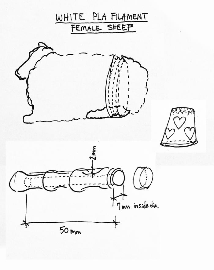 image_sketch_white_sheep_sewing_model_01