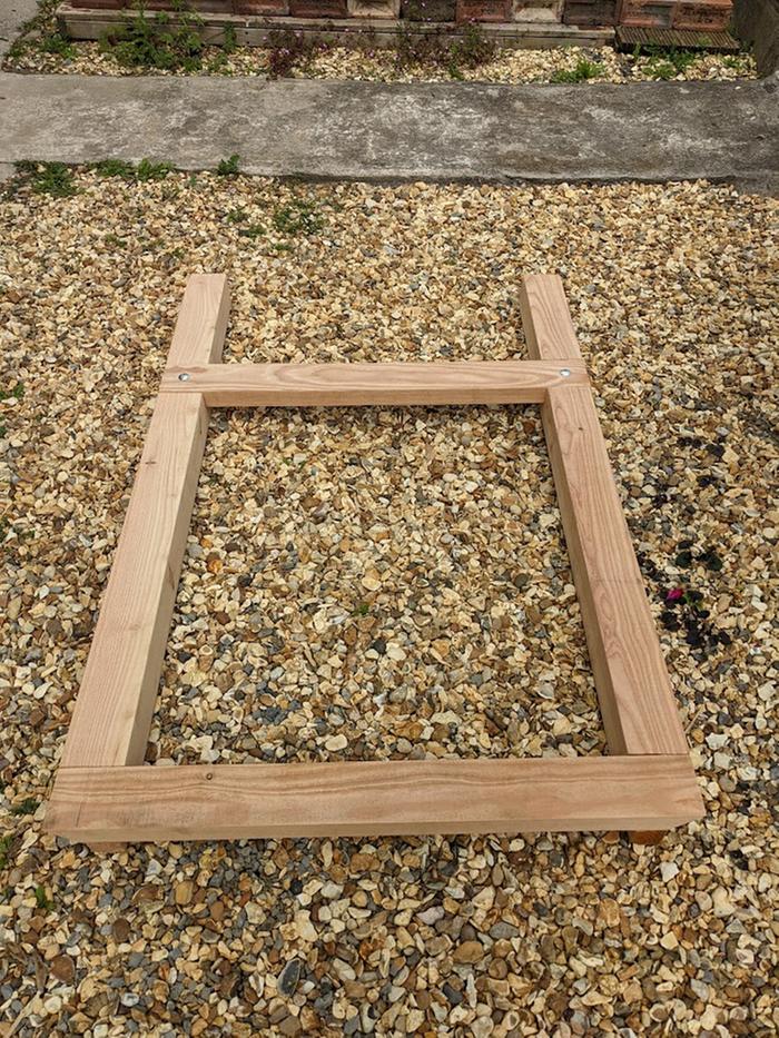 Front H-frame, complete