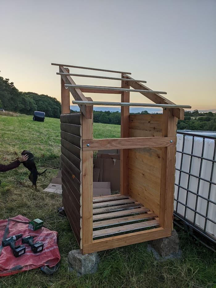 Frame fully clad