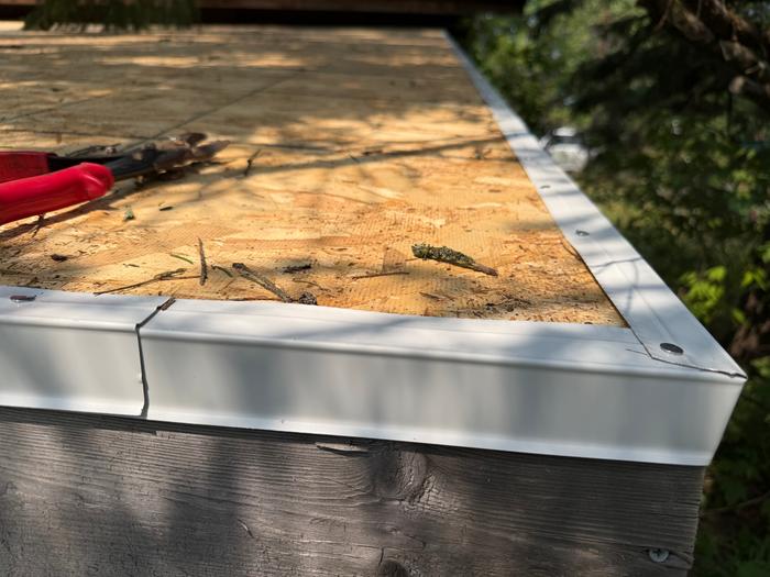 Drip edge.