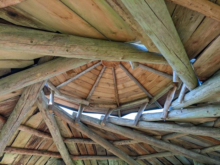 Roundhouse roof, from inside