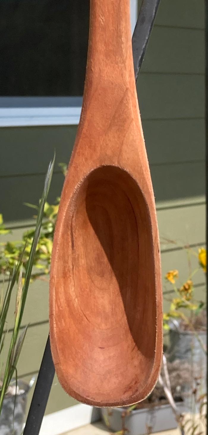 Clean wood spoon #2