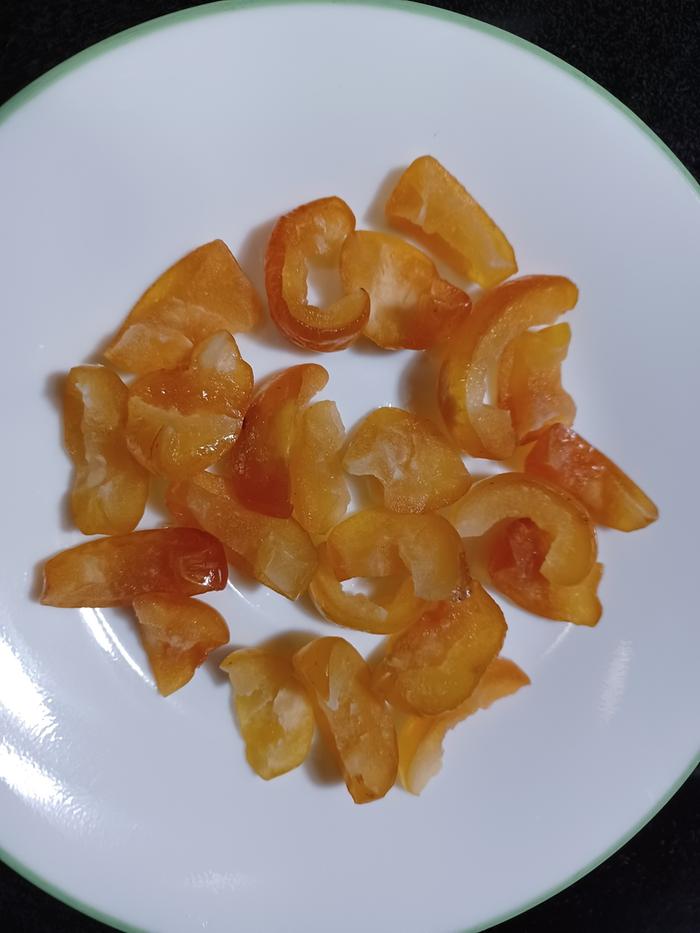 Licorice flavored candied 'Orange Delight'