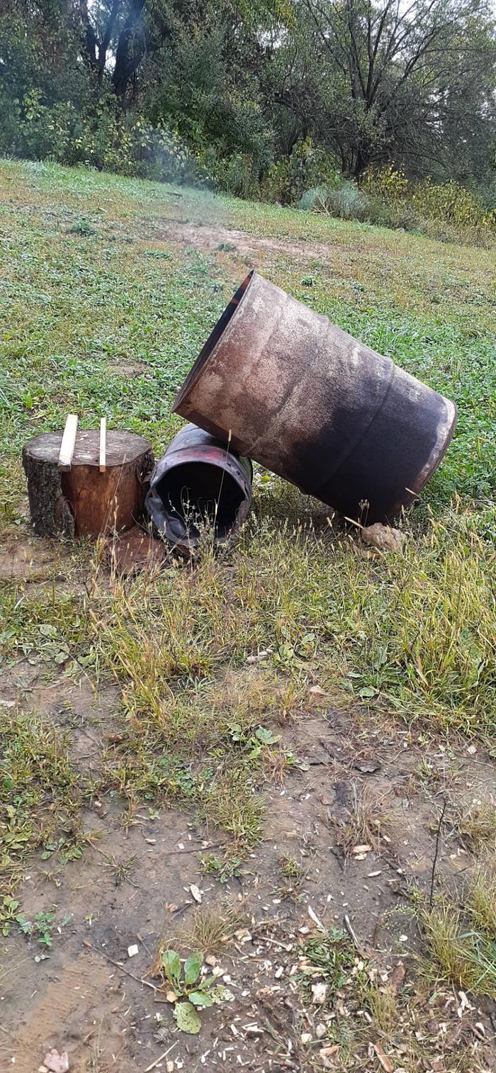 Amount of tilt to barrel