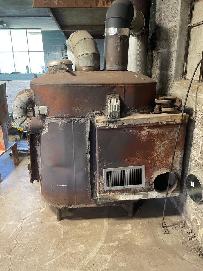 large wood burning furnace