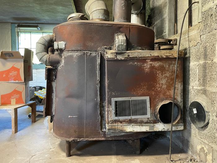 large wood burning furnace