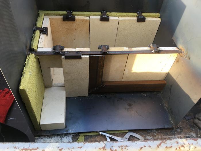 Secondary/tertiary air installed