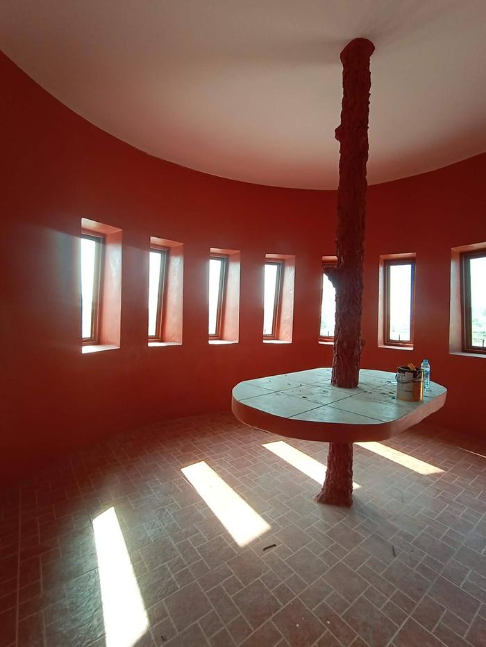 2nd Mushroom dining table. Thursday is a celebration and then some more comfy furnitures will be added 