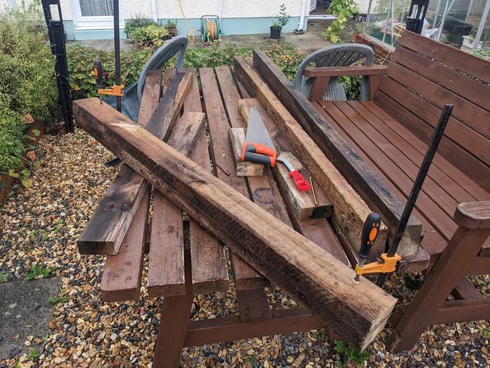 Pile of wood to begin