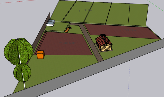 computer layout of farm