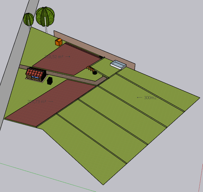 computer model of farm
