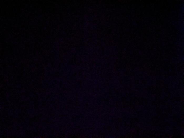 God! It's dark! 
