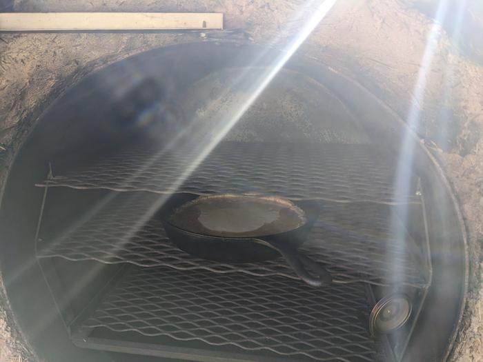 In the oven 