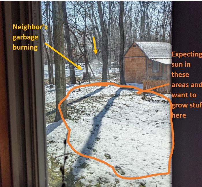 neighbor garbage burning