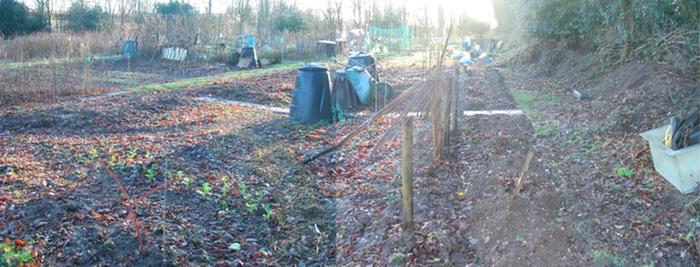 This is my new allotment, I have had it since November last year.