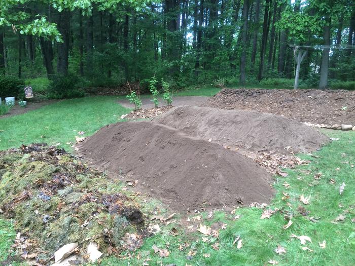 the organic matter before getting covered as well