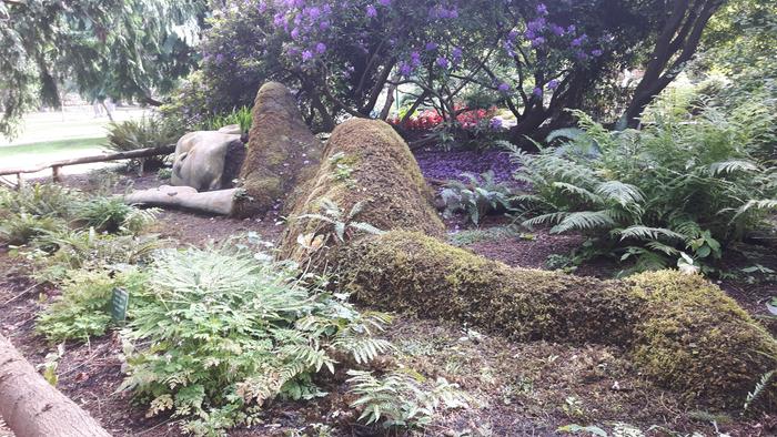 a large sculpture in Beacon Hill Park, Victoria British Columbia.