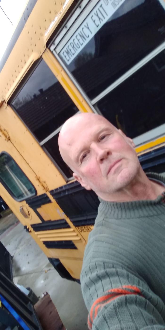 Me and my prepaint job bus