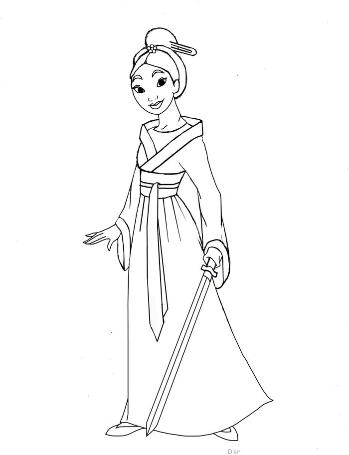 Mulan in the Northern Wei dynasty -- Click image to get a larger version