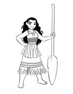 historically accurate 11th century Polynesian Samoan Coloring page for Moana