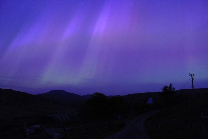 Northern lights over Skye