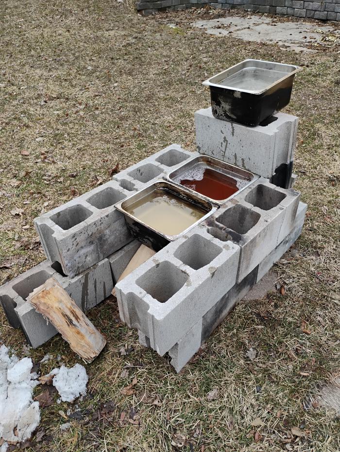 My outdoor boiling set-up
