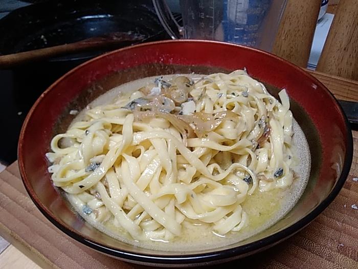 delicious blue cheese pasta