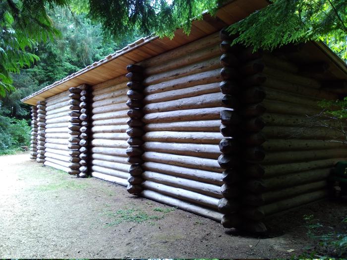 Fort Clatsop long wall