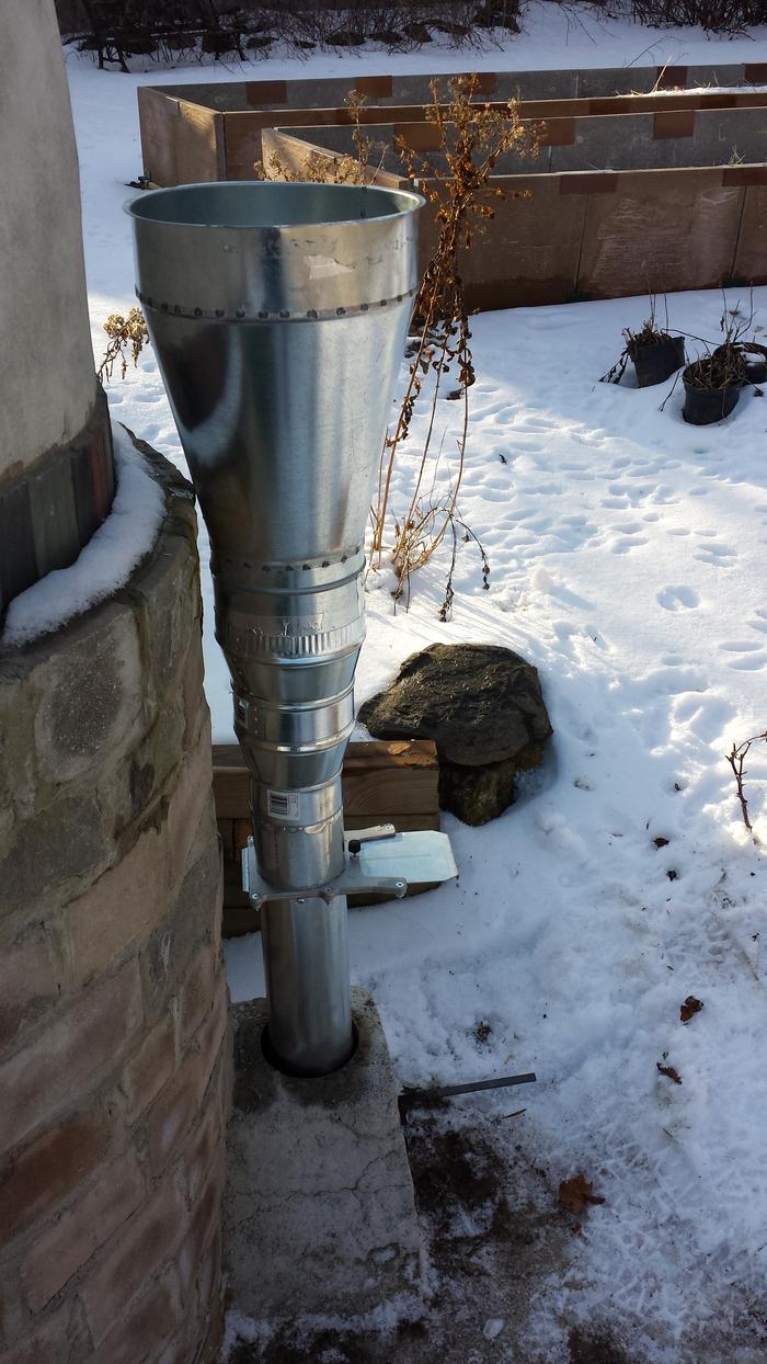 I also modified the j tube to be fired by pellets with a hopper and steel carburetor that could be pushed in or out to control the burn temperature.