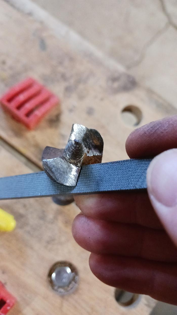 then I sharpened the proper side