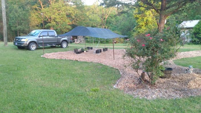 shade cloth greenhouse